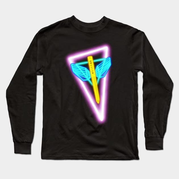 Neon Guardian Long Sleeve T-Shirt by PurgatoryArchaeologicalSurvey